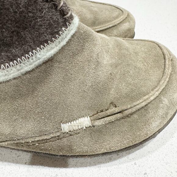 Salomon Women 8.5 Gray Suede Wool Booties - Picture 2 of 11